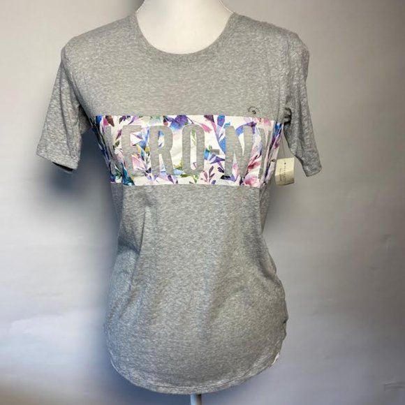 NWT AEROPOSTALE Women Graphic Tropical Logo "AERO NY" Tee Short sleeve Top - Picture 5 of 6